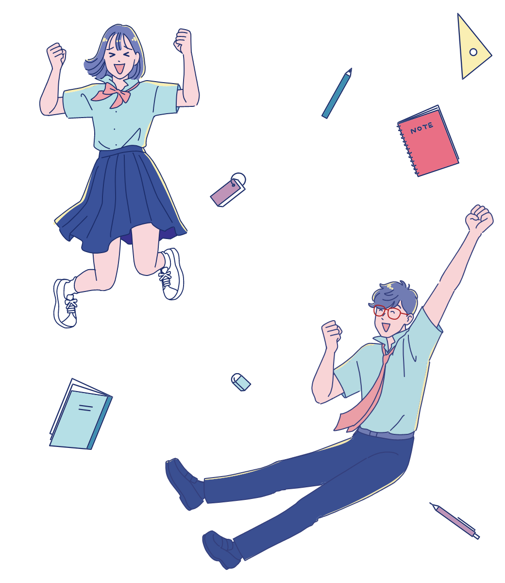 学生のイラスト